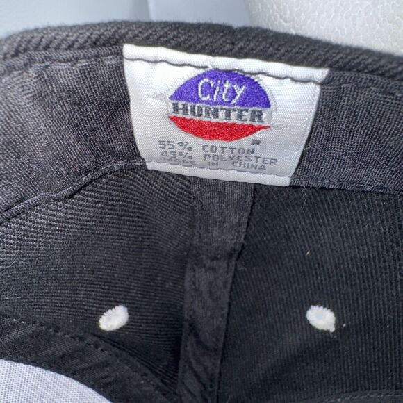 Philadelphia EAGLES Hat Ball Cap ONE SIZE Black Raised‎ 3D Logo CITY HUNTER1q - Picture 8 of 11